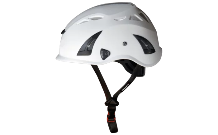 Bild eines Industriekletterer-Helms mit angenehmer Belüftung.
